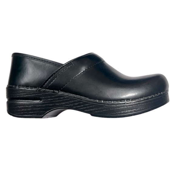 Dansko Professional Clogs Black Leather NEW Classic Supportive Comfy Size 7 & 8 - Picture 6 of 8
